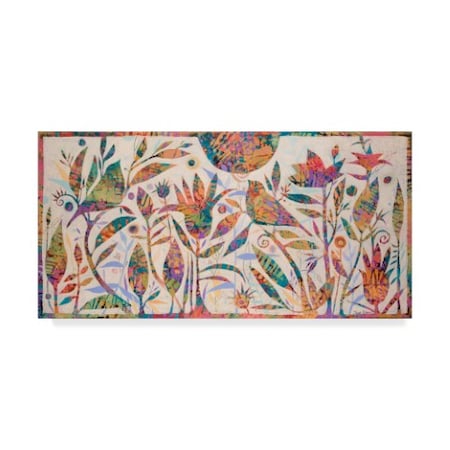 Sue Davis 'Summer Magic Abstract Modern' Canvas Art,10x19